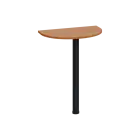 BJD 1 - 60 přístavba jednací, kovová podnož černá, síla desky 18 mm, široká 600 mm, olše jantar